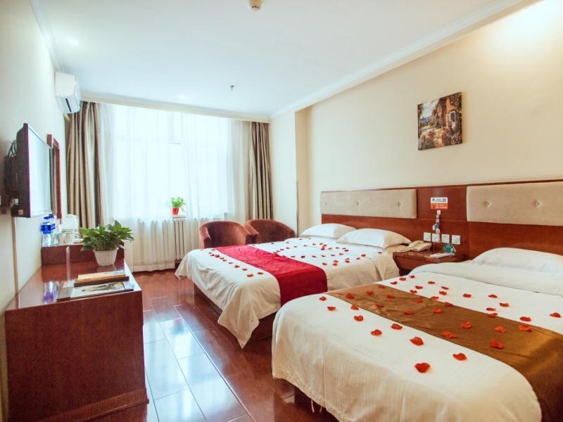 Greentree Inn Hebei Zhangjiakou Zhangbei Caoyuantian Rd Zhangku Avenue Express Hotel Eksteriør billede