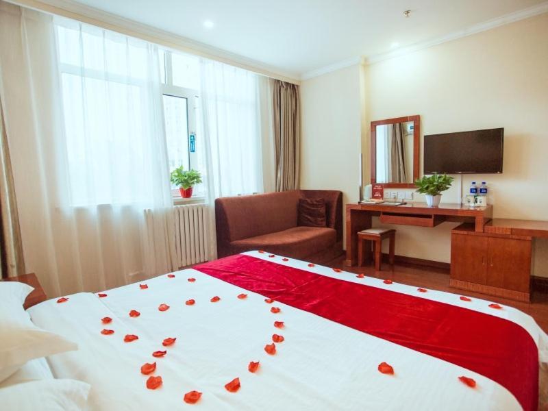 Greentree Inn Hebei Zhangjiakou Zhangbei Caoyuantian Rd Zhangku Avenue Express Hotel Eksteriør billede
