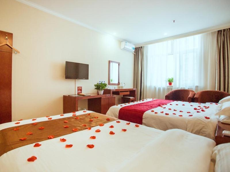Greentree Inn Hebei Zhangjiakou Zhangbei Caoyuantian Rd Zhangku Avenue Express Hotel Eksteriør billede